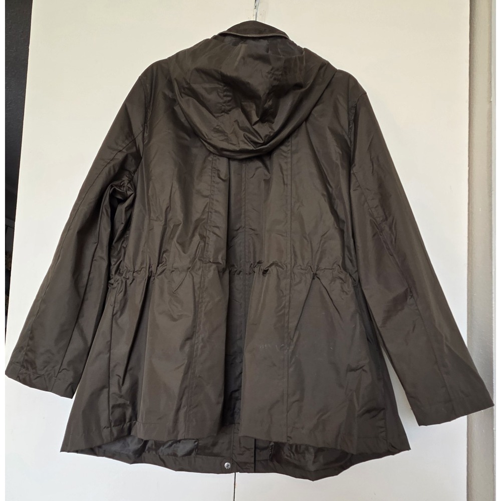 URBAN REPUBLIC Collection Woman's Polyester Anorak/ Hooded Olive Green 2x NWOT - Picture 2 of 6